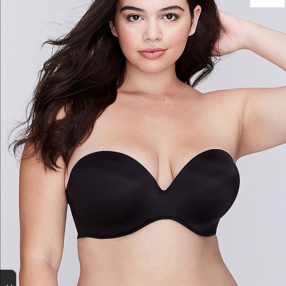 Sexy Black Strapless Push-up Bra